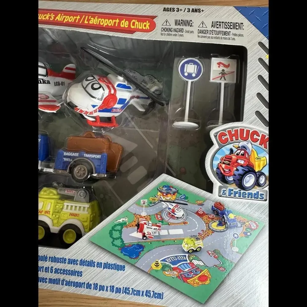 Tonka Chuck's Airport Playset with Vehicles